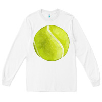 White tennis ball fa element 2 Long Sleeve Tee - FaDigitalArtStudio