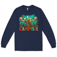 Navy life is better by the campfire Long Sleeve Tee - AdoDesignShop