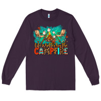 Plum life is better by the campfire Long Sleeve Tee - AdoDesignShop
