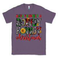 Lavender have yourself a rowdy howdy christmas Classic Tee - FaDigitalArtStudio