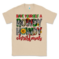 Mushroom have yourself a rowdy howdy christmas Classic Tee - FaDigitalArtStudio