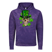 Cloud Purple st. patricks day skull Vintage Hoodie - RanaPortraitStore