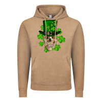 Vintage Coffee st. patricks day skull Vintage Hoodie - RanaPortraitStore