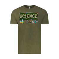Vintage Olive science teacher Vintage Tee - texasbilliewilder