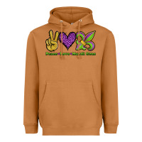 Meerkat peace love mardi gras Heavyweight Hoodie - Jasminsmagicworld