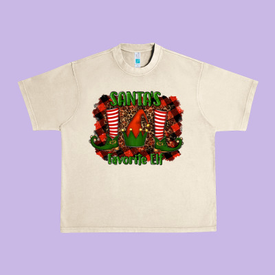 Santa's Favorite Elf Urban Heavy Tee Designed By Ranaportraitstore