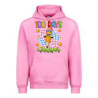 Fuchsia Pink 100 days sharper Urban Hoodie - Artiststas