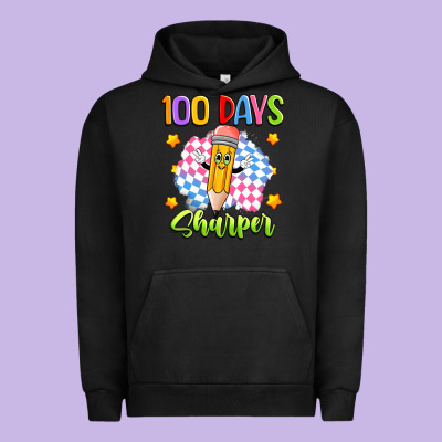 100 Days Sharper Urban Hoodie Designed By Artiststas