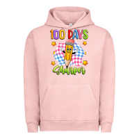 Pigment Salmon 100 days sharper Urban Hoodie - Artiststas