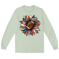 American Football Sunflower Long Sleeve Tee | Teevron