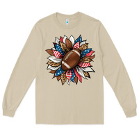 Mushroom american football sunflower Long Sleeve Tee - HRA Design Shop