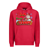 Cardinal i love being a nanny Premium Hoodie - MaliasSmallBusiness