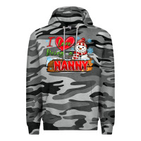 Slate Camo i love being a nanny Premium Hoodie - MaliasSmallBusiness