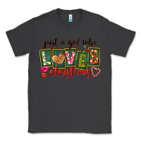 Smoke Just A Girl Who Loves Christmas Classic Tee - FaDigitalArtStudio