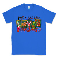 True Royal Just A Girl Who Loves Christmas Classic Tee - FaDigitalArtStudio