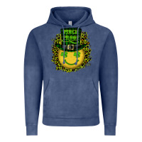 Vintage Denim st. patricks day pinch proof lucky face Vintage Hoodie - RanaPortraitStore