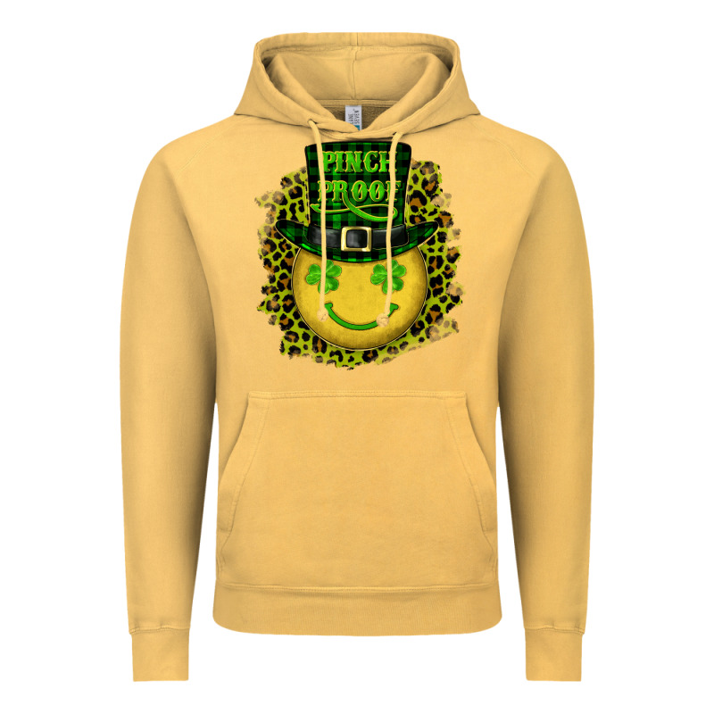St. Patricks Day Pinch Proof Lucky Face Vintage Hoodie by RanaPortraitStore | Teevron