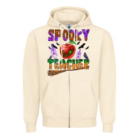 Sandshell spooky teacher Zipper Hoodie - BundleAndBundleShop