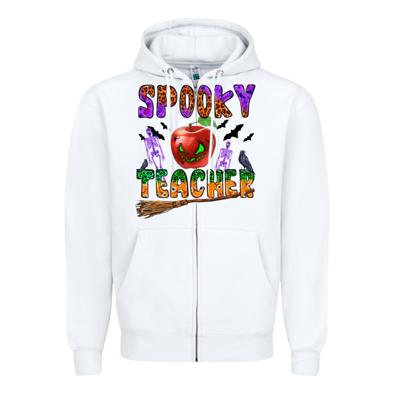 Spooky Teacher Zipper Hoodie by BundleAndBundleShop | Teevron