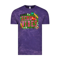 Cloud Purple school vibes Vintage Tee - texasbilliewilder