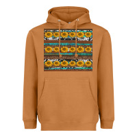 Meerkat sunflowers leopard cowhide turquoise Heavyweight Hoodie - BarkalooDesign
