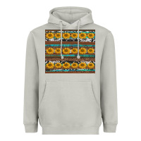 Moon Dust sunflowers leopard cowhide turquoise Heavyweight Hoodie - BarkalooDesign
