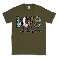 Army Green love of the cows Classic Tee - CowhideDigitalArt