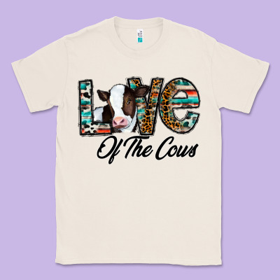 Love Of The Cows Classic Tee Designed By Cowhidedigitalart