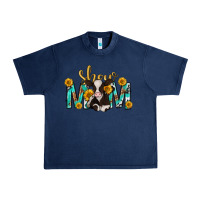 Navy show mom with cow mothers day Urban Heavy Tee - texasbilliewilder