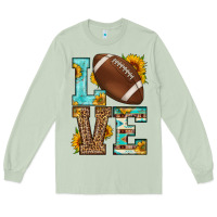 Matcha western love american football Long Sleeve Tee - HRA Design Shop