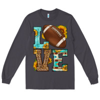 Smoke western love american football Long Sleeve Tee - HRA Design Shop