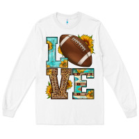 White western love american football Long Sleeve Tee - HRA Design Shop