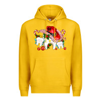 Lemon dental Christmas teeth and candies Premium Hoodie - AdoDesignShop