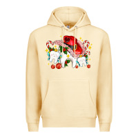 Pina Colada dental Christmas teeth and candies Premium Hoodie - AdoDesignShop