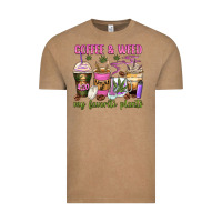 Vintage Coffee coffee and weed my favorite plants Vintage Tee - Zillion Design Studio