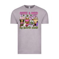 Vintage Zinc coffee and weed my favorite plants Vintage Tee - Zillion Design Studio