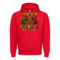 Red rocking around the christmas tree Zipper Hoodie - AdoDesignShop