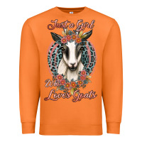 Carrot just a girl who loves goats Premium Sweatshirt - Jasminsmagicworld