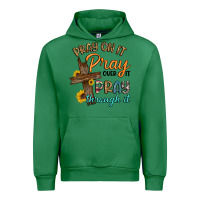 Emerald pray on it pray over it pray through it Urban Hoodie - Artiststas