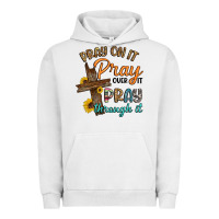 Pigment Lunar Rock pray on it pray over it pray through it Urban Hoodie - Artiststas