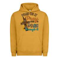 Pigment Peanut Butter pray on it pray over it pray through it Urban Hoodie - Artiststas