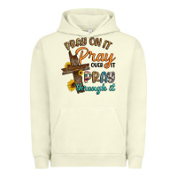 Pigment Pistachio pray on it pray over it pray through it Urban Hoodie - Artiststas
