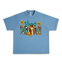 Pebble Blue show mom with horse mothers day Urban Heavy Tee - texasbilliewilder
