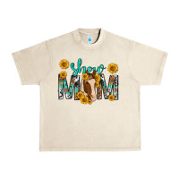 Sandshell show mom with horse mothers day Urban Heavy Tee - texasbilliewilder