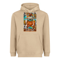 Mushroom Western Farm Life Heavyweight Hoodie - LillyAllenDesigns