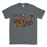 Charcoal Heather sassy little soul Classic Tee - CowhideDigitalArt