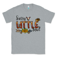 Heather Grey sassy little soul Classic Tee - CowhideDigitalArt