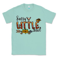 Seafoam sassy little soul Classic Tee - CowhideDigitalArt