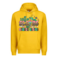 Lemon coffee scrubs and rubber gloves Premium Hoodie - MaliasSmallBusiness
