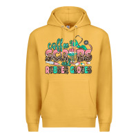 Mustard coffee scrubs and rubber gloves Premium Hoodie - MaliasSmallBusiness